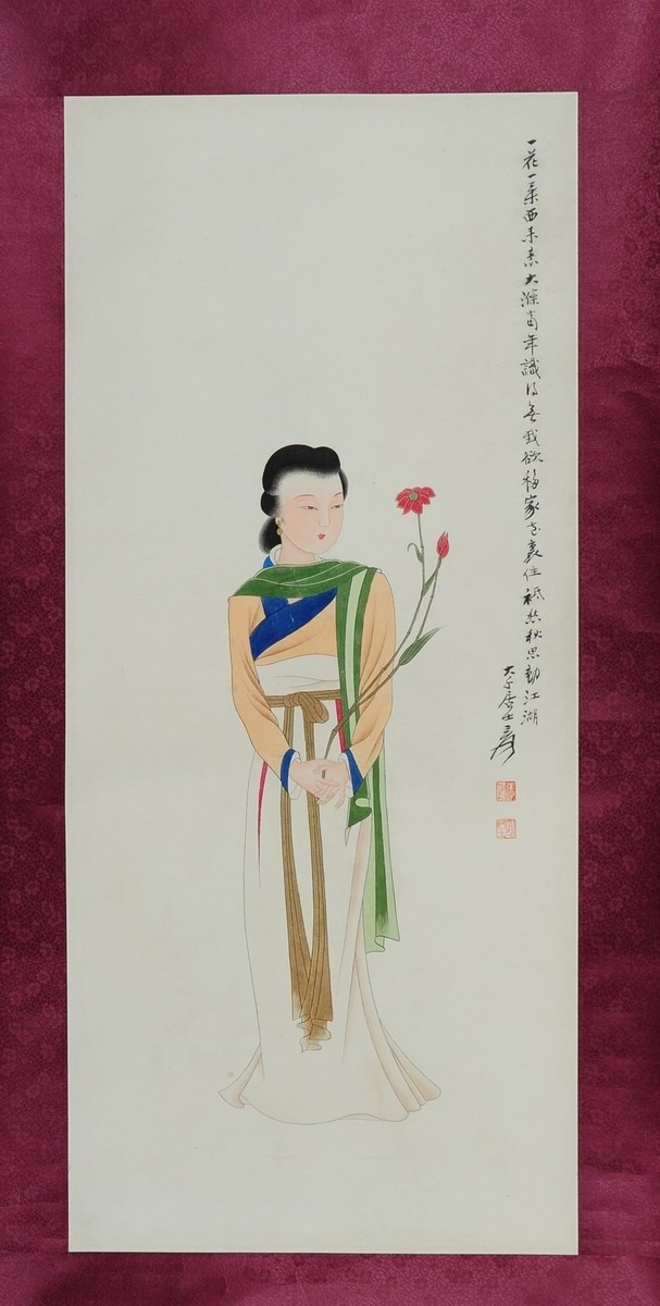 1-500　张大千　仕女